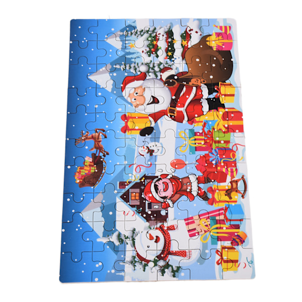 Jul Pussel Enkelt Roligt Barnpussel Snötyp Jul Pussel Julklapp