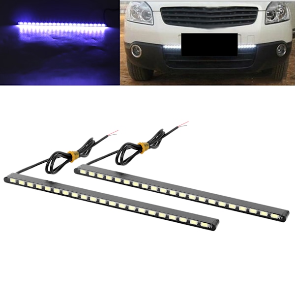 Vattentäta Dagsljus LED-lampor 5630 Hög Ljusstyrka DRL Bilmodifieringslampa 21LED