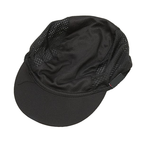 Löpande Mesh-hatt Solskydd Svettabsorbering Andningsbar Portabel Mesh-hatt för utomhussport Svart