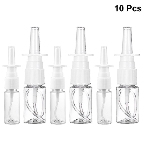 10 st 10 ml nässprayflaskor Rhinitis Care Sprayer Direktspraybehållare Bärbara sprayflaskor