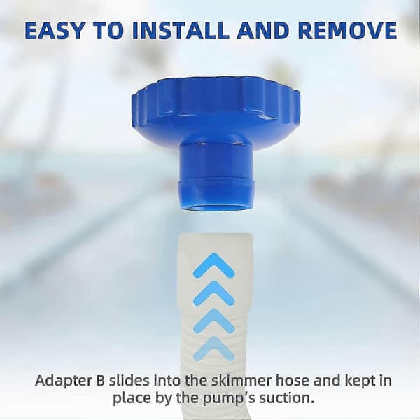Intex 25016 Skimmerslang 10531 med Adapter B 11238 för ovanmarkspooler