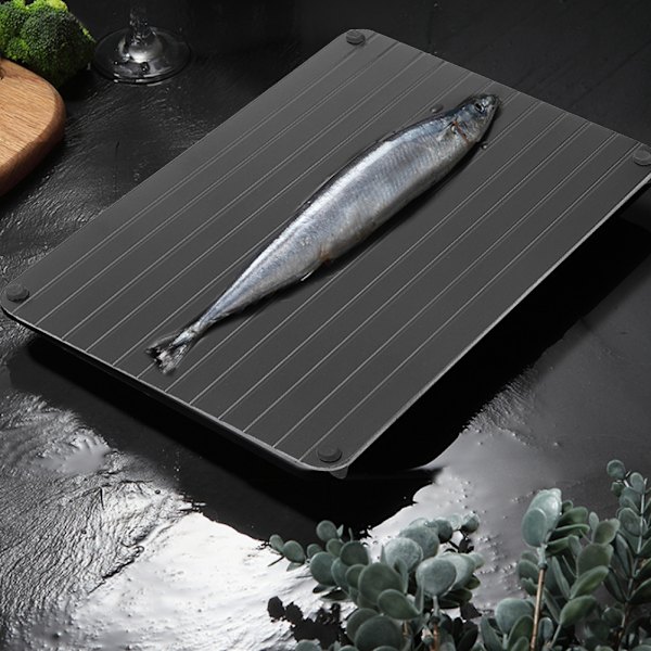 Tina fryst mat Kött Frukt Snabbupptining Tallrik Snabbupptiningsbricka Kök Gadget Tool