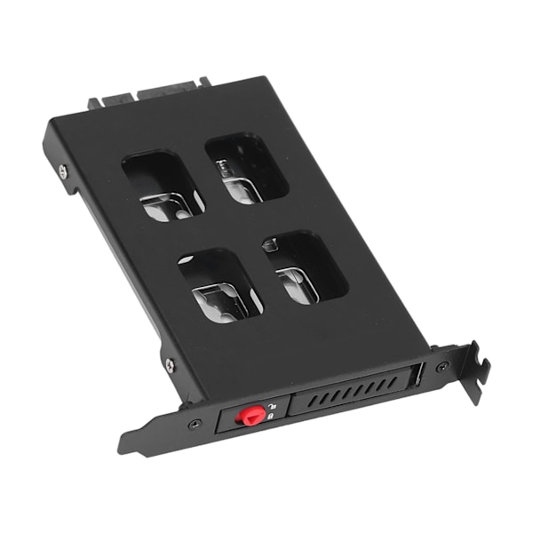 SATA HDD-bricka Rostfritt stål Intelligent designstöd SATA SSD 6 Gbps High Speed ​​2,5 PCI-hårddiskfodral