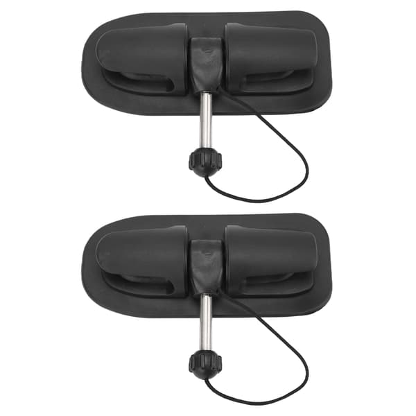 1 Pair Oar Holder Paddle Lock Support Universal for Inflatable Boat Kayak Canoe Dinghy Raft 0.4in Iron Core