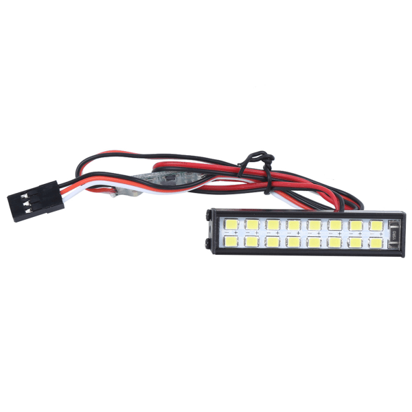 16 LED-lamppallot RC-auton kattovalaisin RC Crawler Universal LED Light Bar Tarvikkeet Pituus 55mm