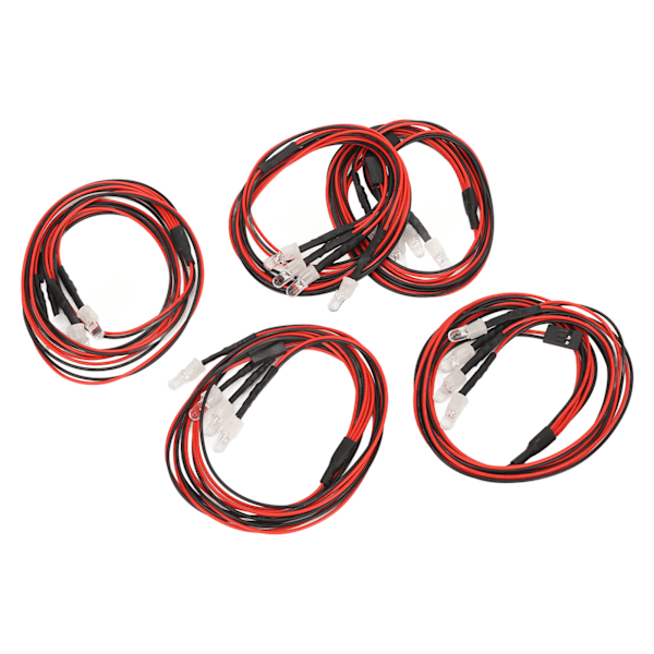 5 st RC billampa Universal LED-blått ljus 5 mm pärldekorationstillbehör för gör-det-själv-modifiering