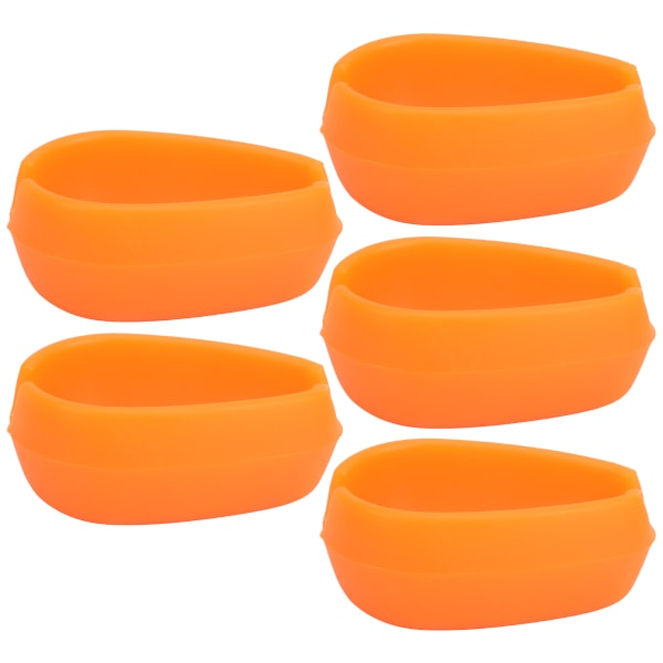 5 stk Fiske Inline Metode Mater Feeder Mold Silikon God Elasticitet Giftfri Fiskeutstyr (Oransje)