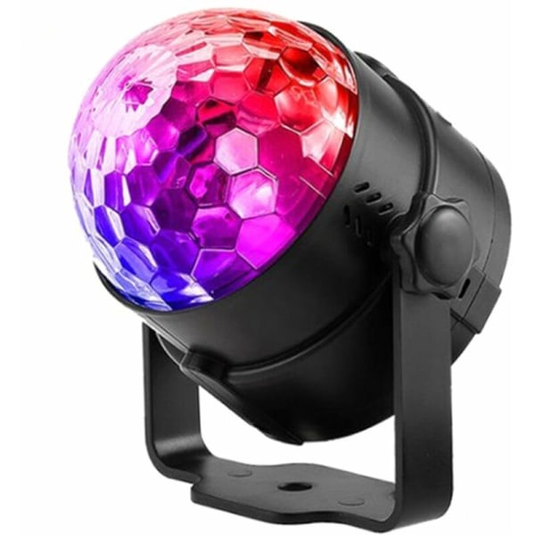 Mini LED Krystal Magic Ball Light Roterende Strobe Light Projection Light Scene Light, Télécommande Prize USB