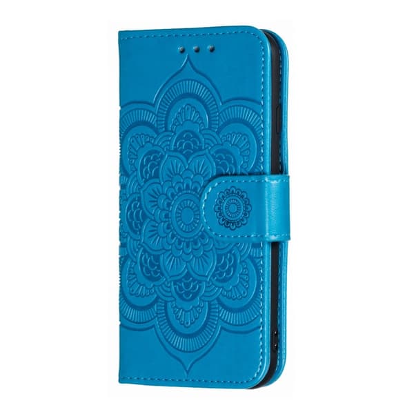 iPhone 7/8/SE (2020/2022) Mandala Plånboksfodral Blå Blue Bl\u00e5