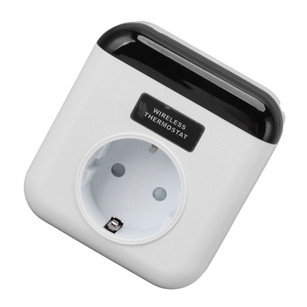 Smart WiFi Termostatkontakt Uttak Programmerbar Trådløs Strømkobling Temperaturregulator med APP-fjernkontroll EU-kontakt 220V