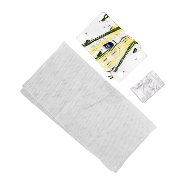 Stämplat Broderikit Multifunktionellt Utsökta Mönster Bekvämt Mjukt DIY Korsstygns-kit för Heminredning