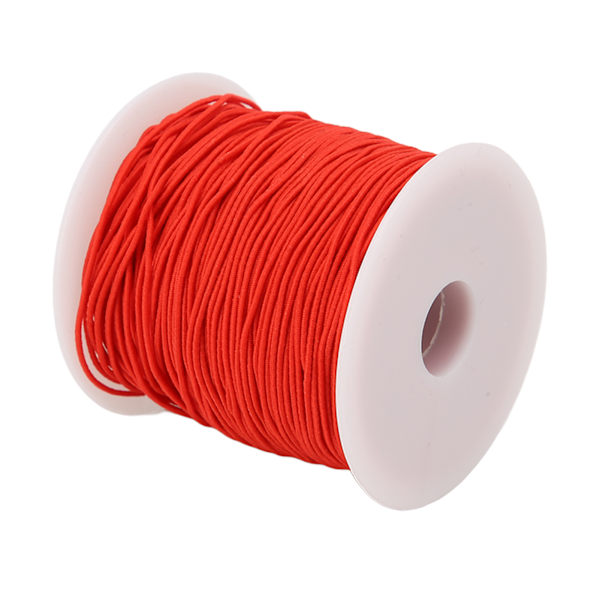 Perlesnor 109yd Sikker Robust Fargefast Holdbar Blank Bred Anvendelse Elastisk Snøre for DIY Perler Halskjede
