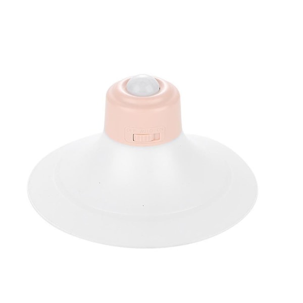 Sugkopp Trådlös Lampa Människokroppen Infraröd Sensor Nattljus Lampor USB Uppladdningsbar pink