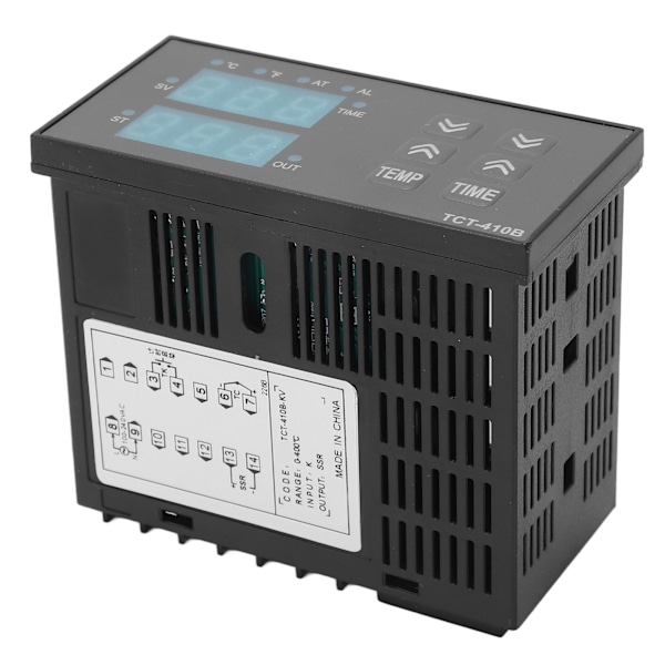 Digital temperaturregulator temperaturtid 2 i 1 digital displaytermostat för värmepressmaskin 100‑240V