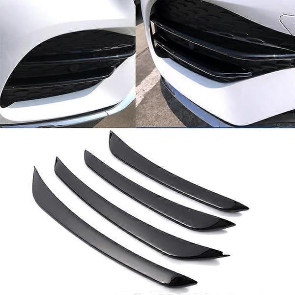 Glanset svart bilfrontfanger tåkelys spoiler for - GLC Coupé 2020 2021 Bright black