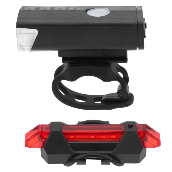 Cykel Forlygter Baglygter Sæt USB Opladning Advarsel Intelligent Sensing Lys Cykling