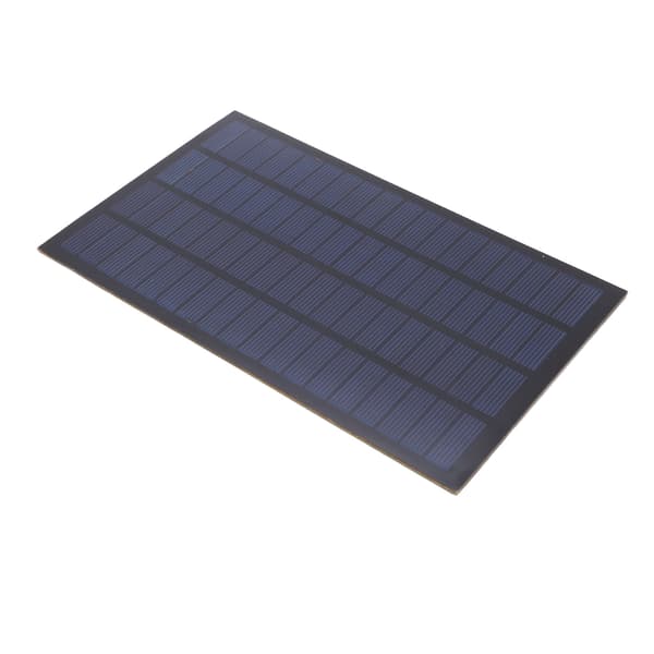 Bærbar 2.5W 18V Polysilisium Solcellepanel Solcelleladekortmodul for Elektriske Lavstrømsapparater 194x120mm