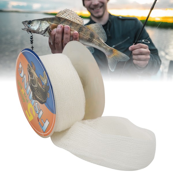 5M PVA Fiskenet Nest Beater Vandopløseligt Netfisketilbehør (44 mm)