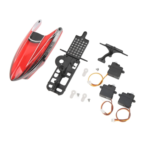 RC Helikopter Servo Motorsett Plast Servo Dekkplate og Base Sett RC Helikopter Ombyggingstilbehør for WLtoys XK K110