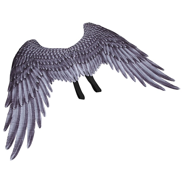 Large Wing Barn Pojke Flicka Halloween Party Cosplay Kostym Tillbehör Rekvisita Svart