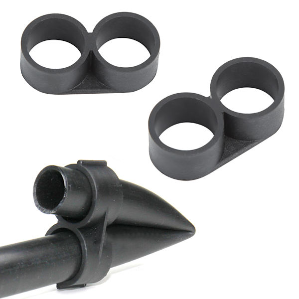 100 stk Drypbevanding Vandrør Endestykke Fitting Bevanding Tilbehør til Have 16mm