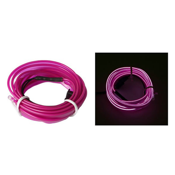 Auton LED-nauhavalo, 9,8 jalkaa joustava tunnelmavalaistus auton sisustukseen, violetti