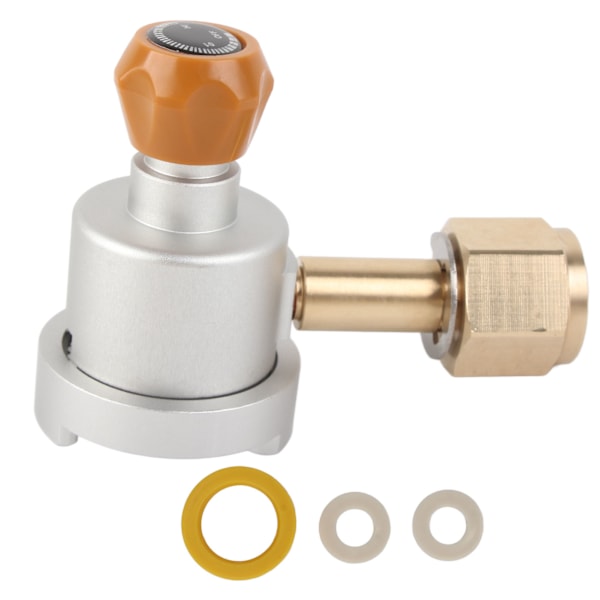 CO2-påfyllningsadapter för DUO för Terra för Art Soda Maker CGA320 CO2-cylinder Silver Hane Adapter