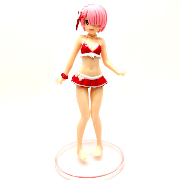 6 st/set Tecknad PVC-staty Docka Figurine Ornament Söt Anime Collection Modell Leksak Bra present till jul och födelsedag