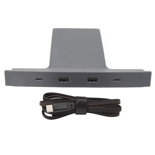 Bil USB Flera Hub Laddningsportar Smart Dockningsstation Center Console Sensor Adapter Ersättning för Tesla 3 Y 2021+