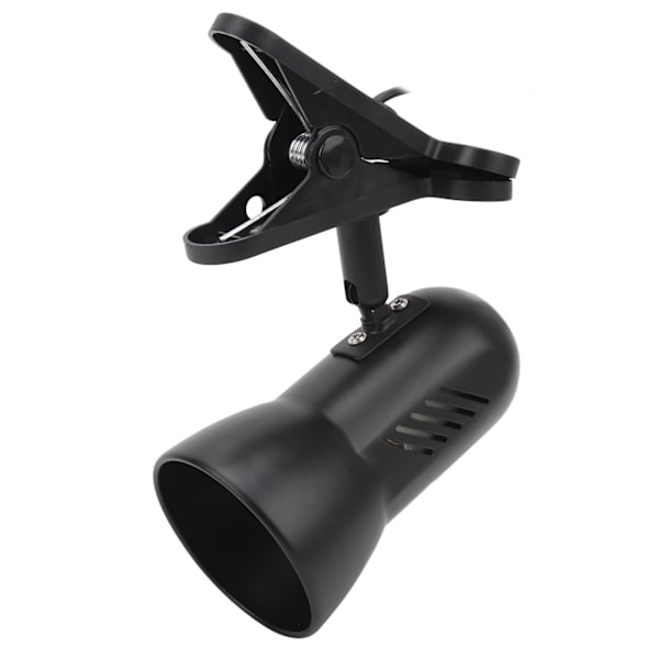 LED-klemme arbejdslampe 360 grader drejeligt hoved E27 Bordlampeholder Plug and Play Clip On Læselampe EU-stik 85‑265V