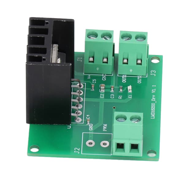 DC Motor Drivmodul PWM Hastighedsregulering Motor Driver Controller Board LMD18200T 4.5‑5.5V