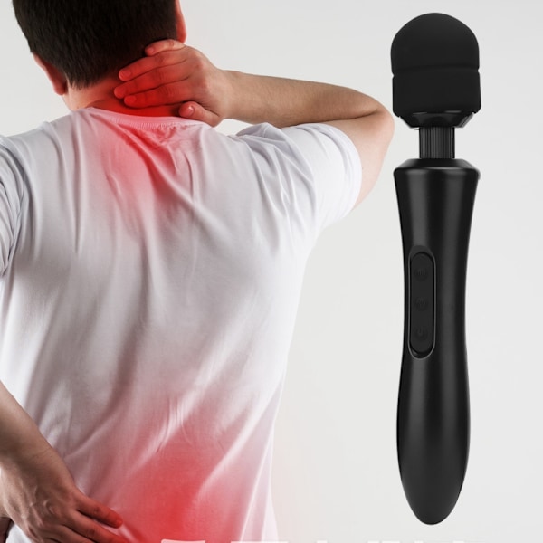 Bärbar USB Body Smärtlindring Vibration Massage Vibrator 8 Speed ​​20 Frequency