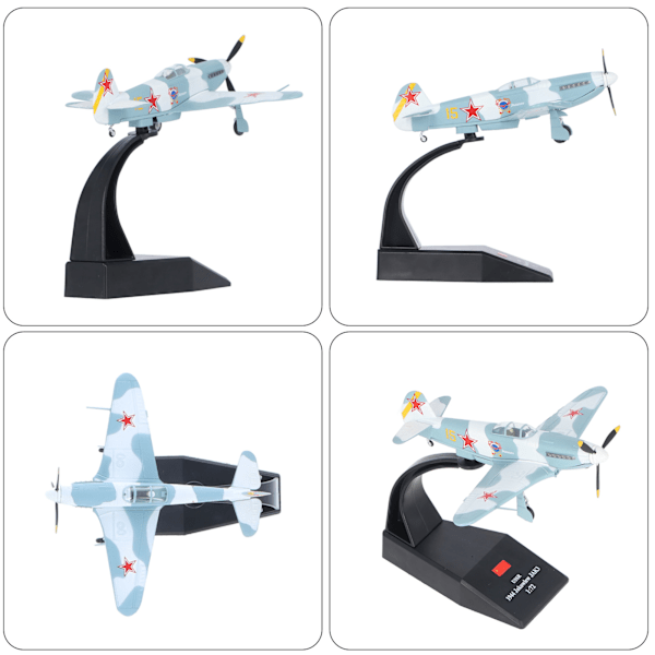 1:72 Fighter Aircraft Model Dekoration Flygande Legering Flygplansmodell Leksaksplan Presentprydnad för barn Vänner