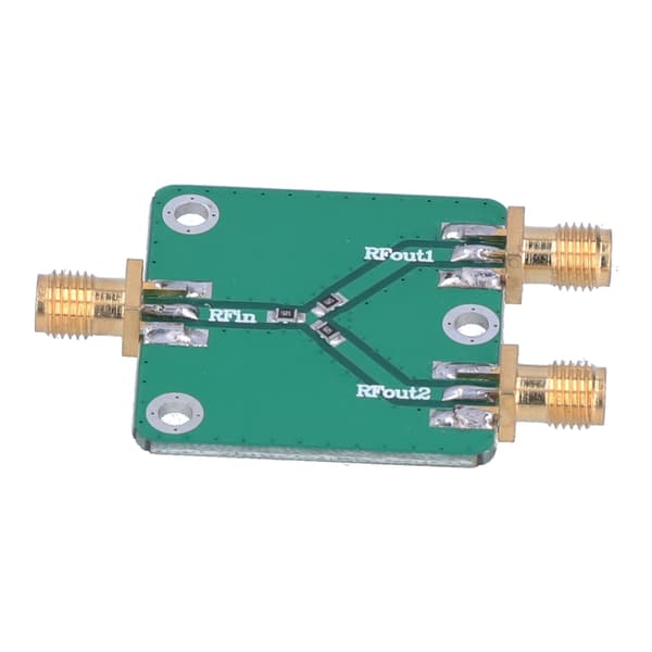 Resistans Power Splitter Modul Holdbar DC‑5G 6dB 1 til 2 RF Mikrobølge Distributor Divider til Radiofrekvens