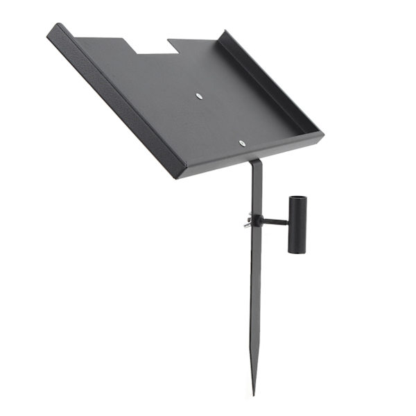 Grave Marker Stand Marker Hållare Järn Anti Fade Enkel montering Mattfinish Dräneringshål Minnessten Plack Stativ för nära och kära Husdjur