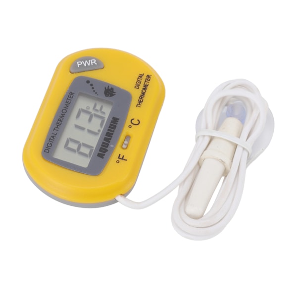 Akvarium Termometer LCD Digital Fiske Tank Vann Terrarium Temperatur med sugekopp