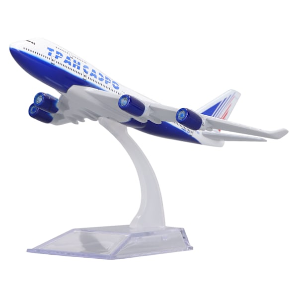 747 Alloy Flyvemaskine Model Høj Stimulering Flyvemaskine Dekoration Model med Display Base Holder