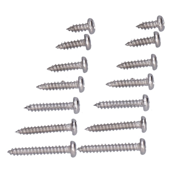 200st M3 Pan Head Screw 304 Rostfritt stål Cross Självgängande Skruvar Bultar Sortiment Kit