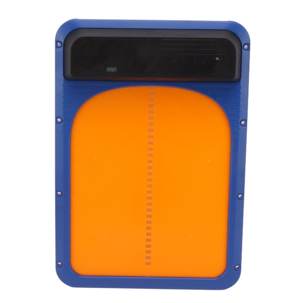 Automatic Chicken Coop Door Plastic Battery Powered Light Sensing Automatic Chicken Door for Farm Blue and Yellow