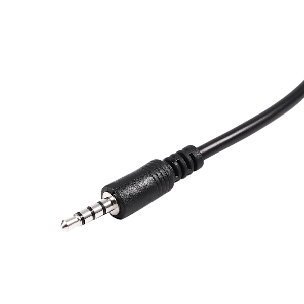 3,5 mm han til USB 2.0 type A hun OTG lydadapter