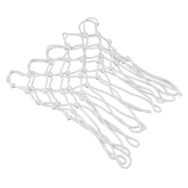Basketnett All Weather Anti Whip Passer Standard Innendørs Utendørs Felger Profesjonelle Basketnett Polyester Hvit