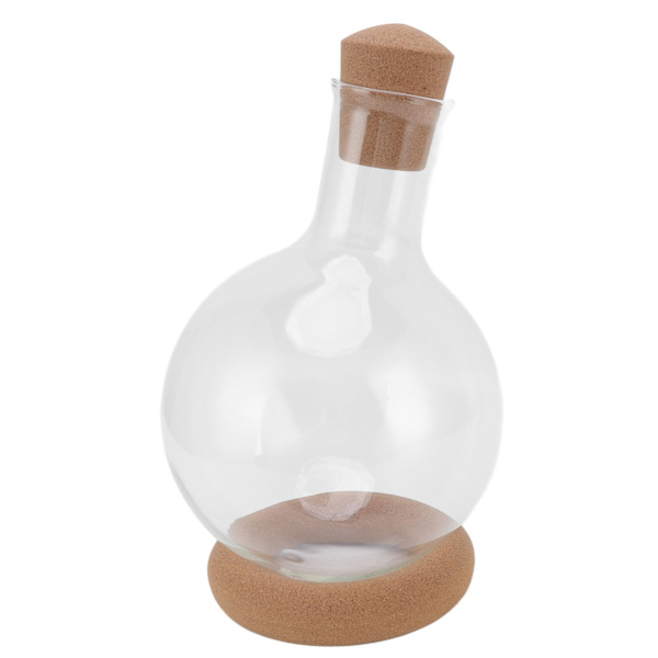 Rødvinsskaraffel Quick Sober Høj Borosilikatglas Transparent Glas Vindispenser med base til Bar Husholdningsgaver 1000ml