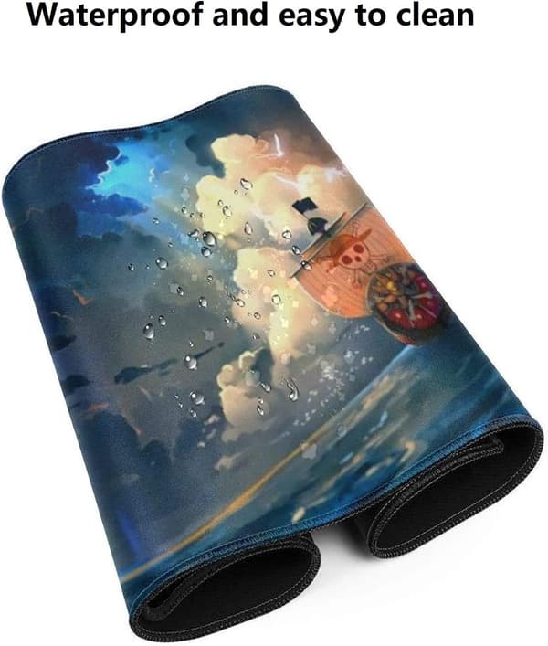 Anime Musemåtte One Piece Luffy Roronoa Zoro Nami Musemåtte Laptop PC skridsikker gummibase syet