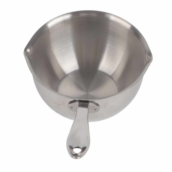 Smörvärmargryta allt i ett platt induktionsbotten i rostfritt stål Mini Smör Hot Pot Mjölkgryta Liten kastrull 300ml
