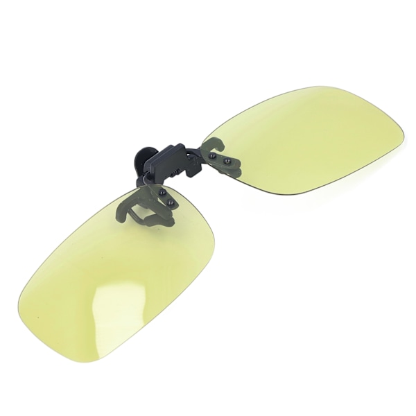 Polariserad Clip On Glasögon Dag Natt Duell Använd bärbara polariserade Clip On Solglasögon för fiske Jogging Mörkgrön