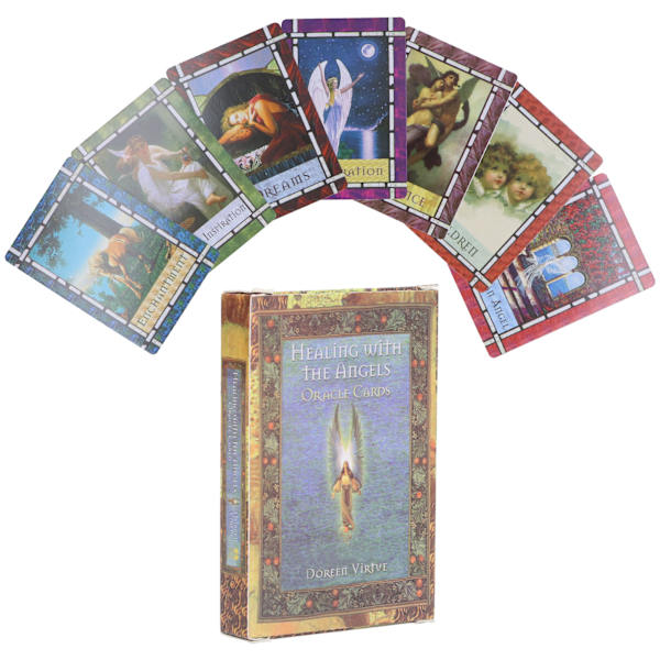 Interaktion Spådom Kort Spil Brætspil Kort Hologram Papir Tarotkort Engelsk Version