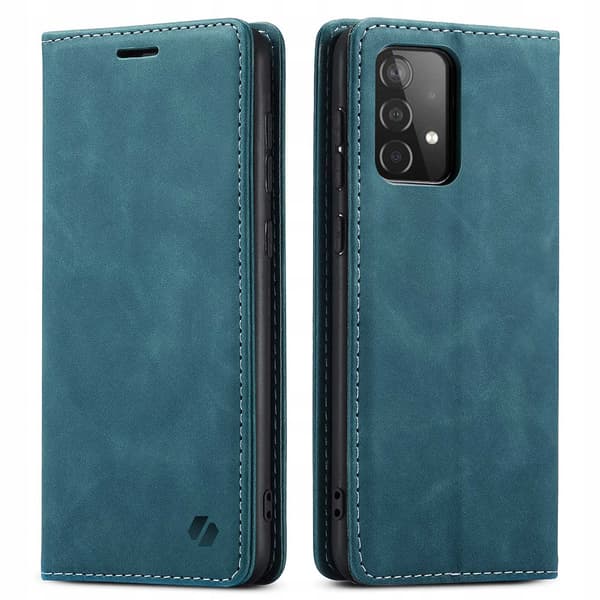 Spacecase Pung Kompatibel med Galaxy A52 5G Etui Blå