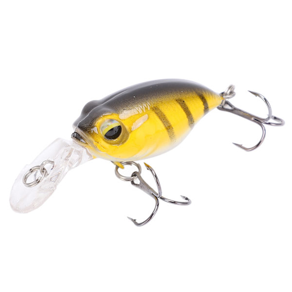Fiske Mini Minnow-bete, hög simulering, tredimensionella ögon, artificiellt fiskebete för utomhusbruk8#