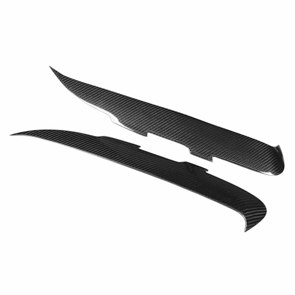 1 Par Forlykter Øyelokk Karbonfiber Forlykt Øyenbryn Deksel Erstatning for Mazda MX‑5 NC2 2009 til 2012