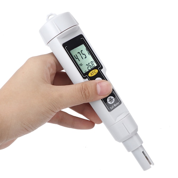 CT3081 Bärbar Digital Salinometer Salinitetstemperatur Fuktighetsmätare för saltvattenpool